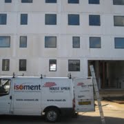 Facaderenovering i Varbergparken